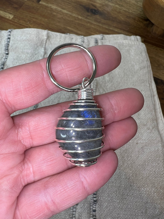 Labradorite Keyring