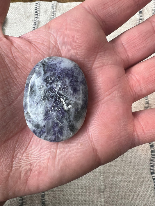 Lepidolite - Worry Stone