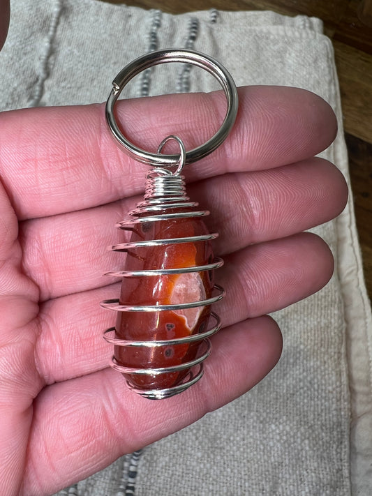 Carnelian Keyring