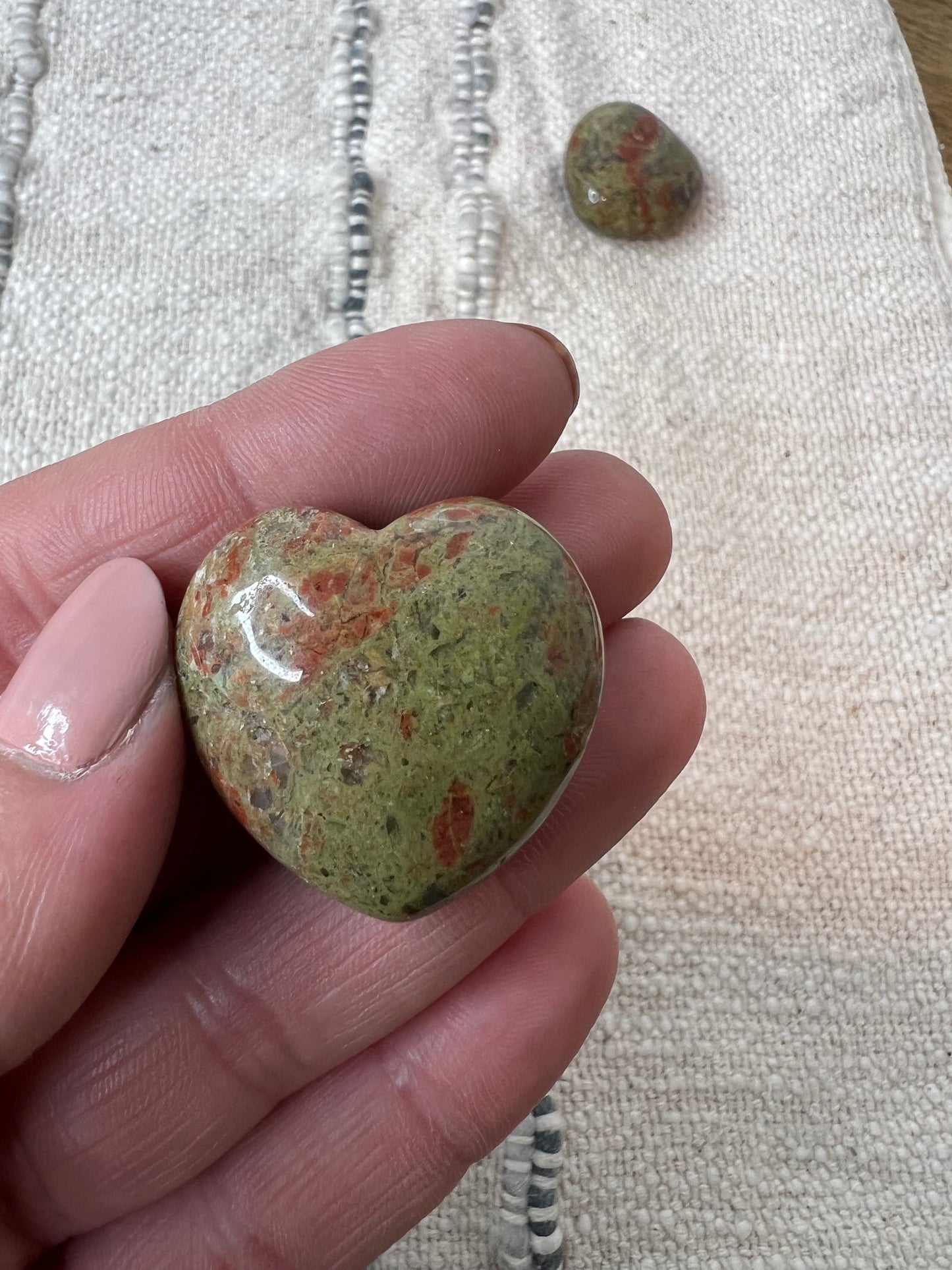 Unakite Heart