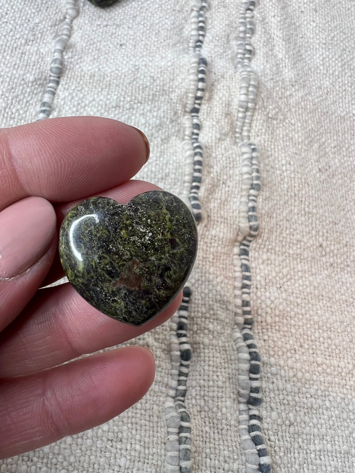 Dragons Blood Jasper Heart - Small
