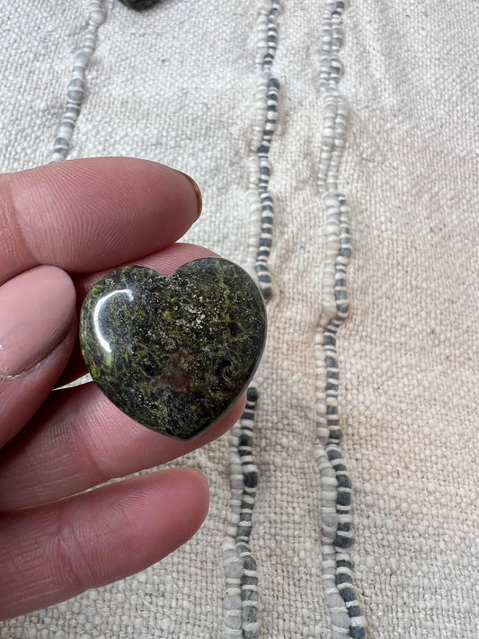 Dragons Blood Jasper Heart - Small