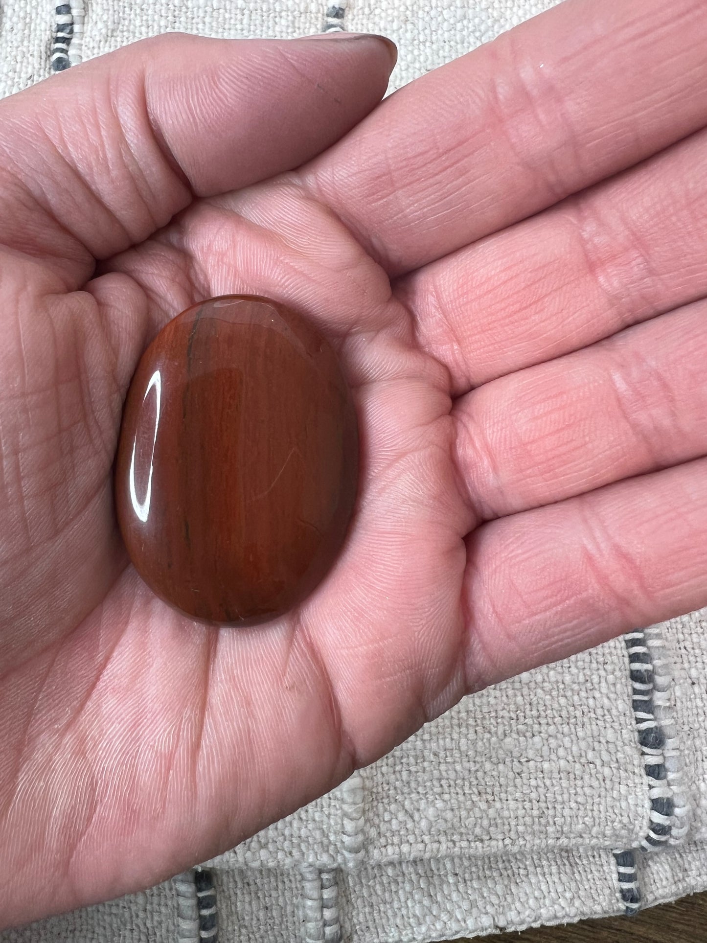 Red Jasper - Worry Stone