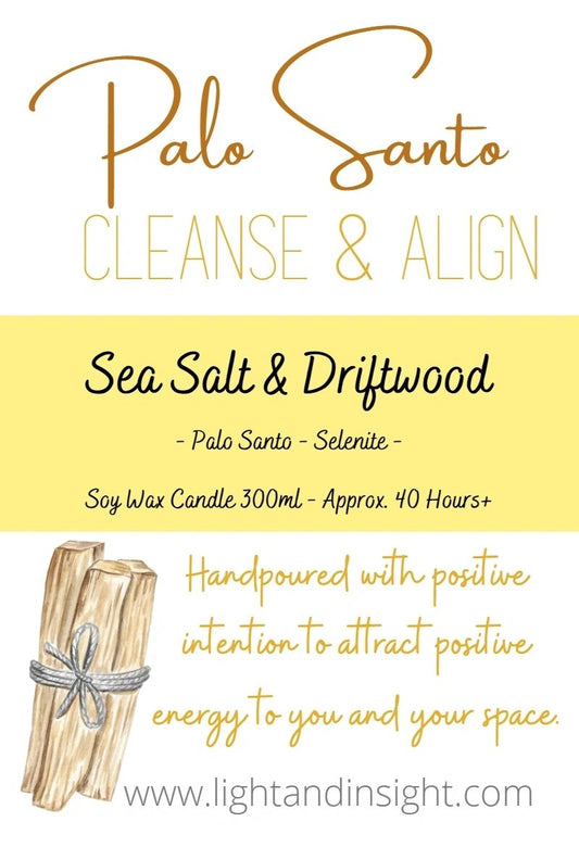 Palo Santo - Crystal Candle