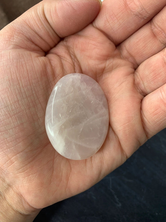 Rose Quartz Worry Stone