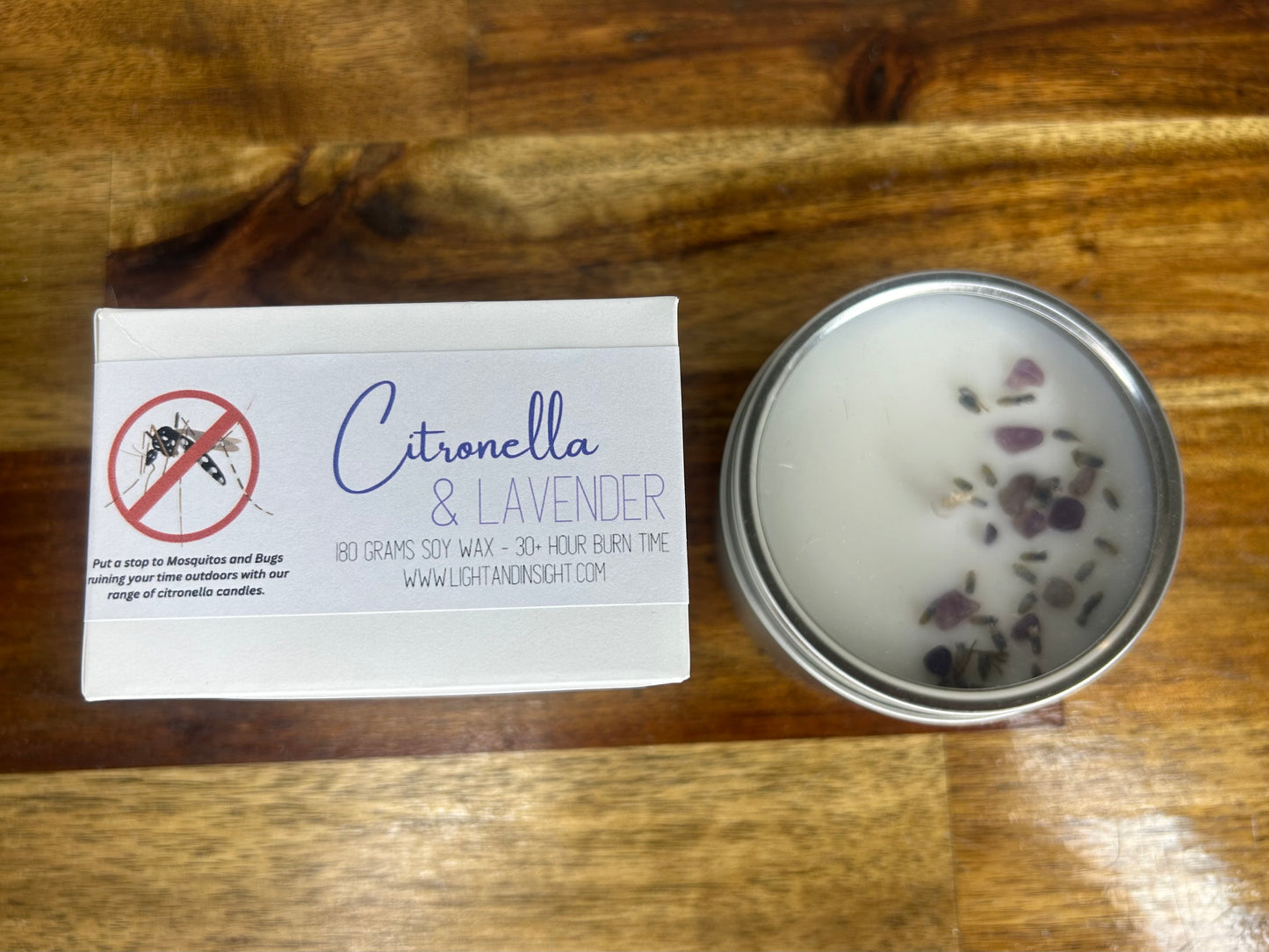 Lavender & Citronella Tin Candle