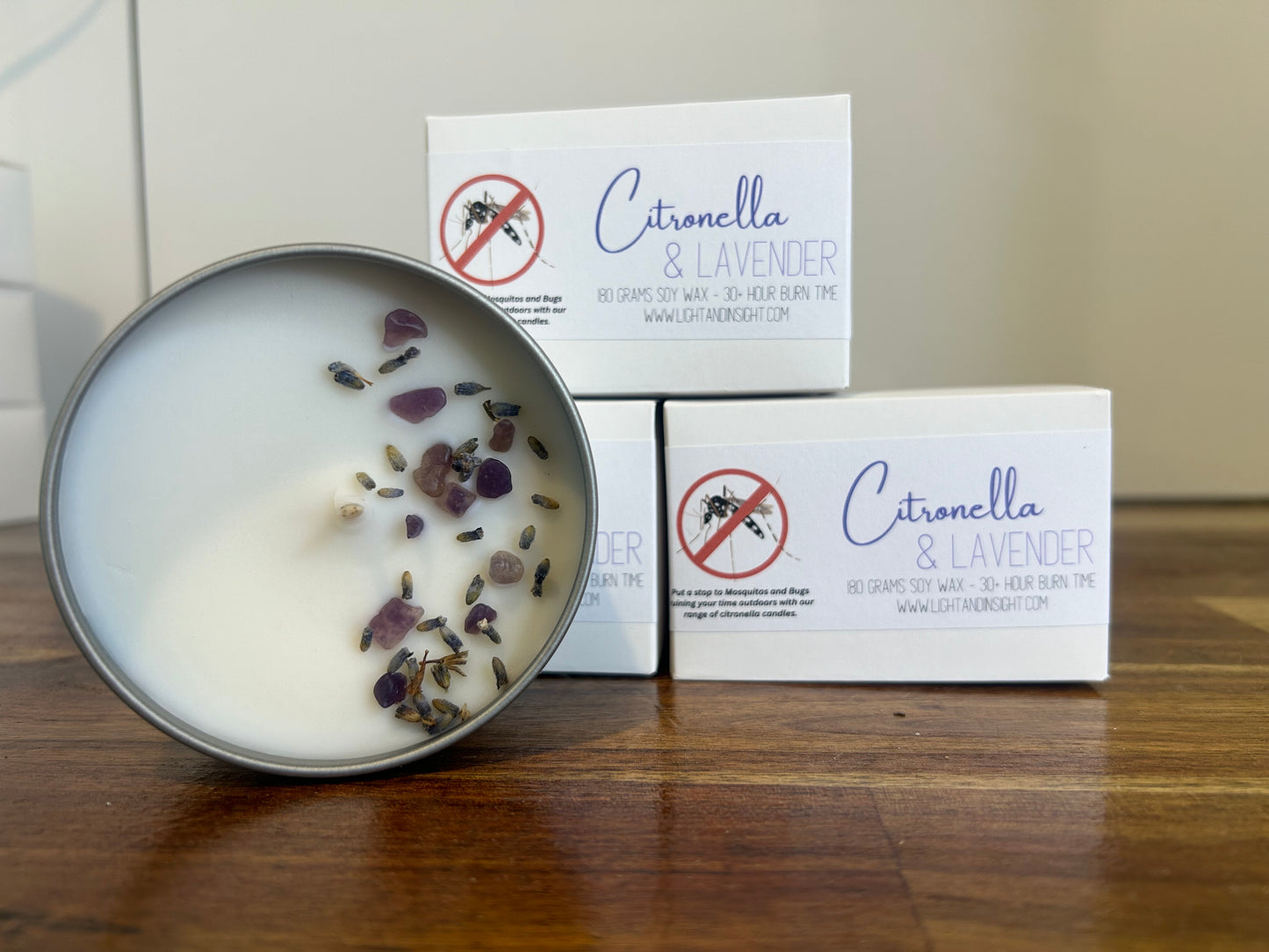 Lavender & Citronella Tin Candle