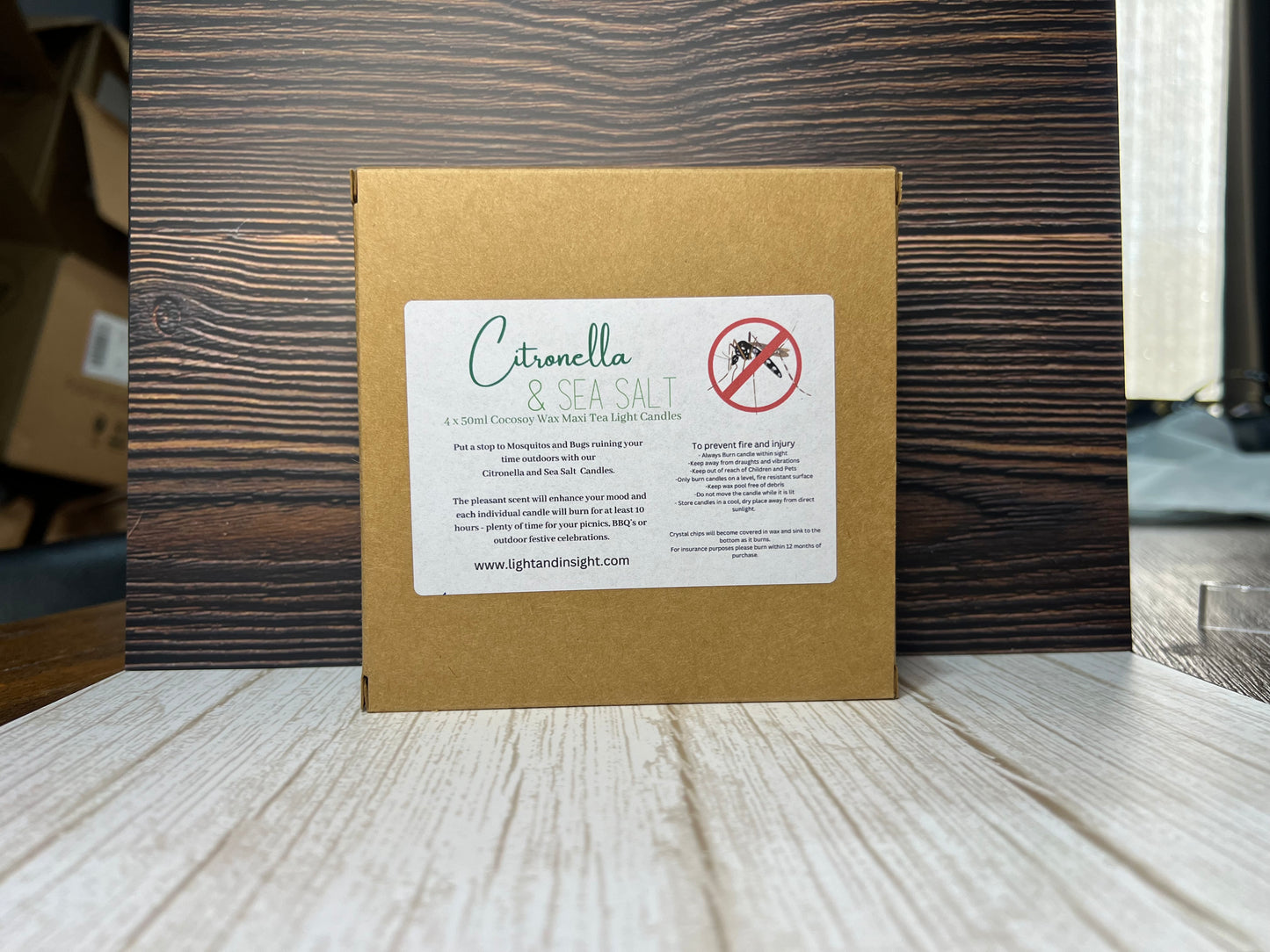 Sea Salt & Citronella Candle Pack