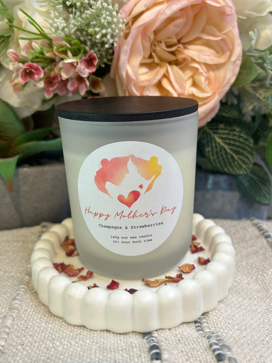 Champagne & Strawberries - Mother’s Day Candle