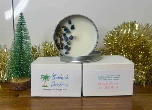 Beachside Christmas Candle Tin