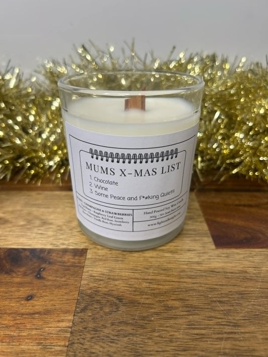 Mum's Christmas List - Christmas Chaos Candle