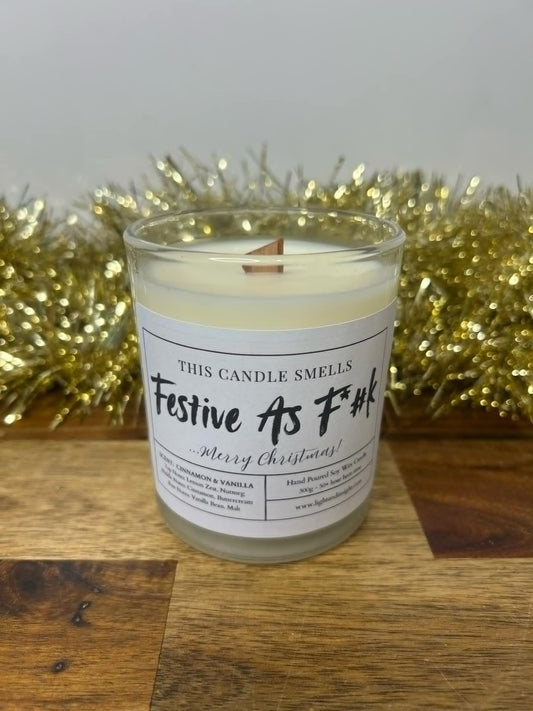 Festive As F*#K  - Christmas Chaos Candle