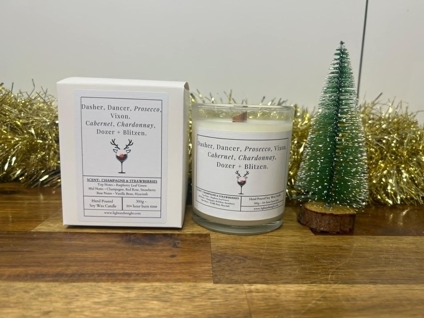 Dasher, Dancer, PROSECCO, Vixon... - Christmas Chaos Candle