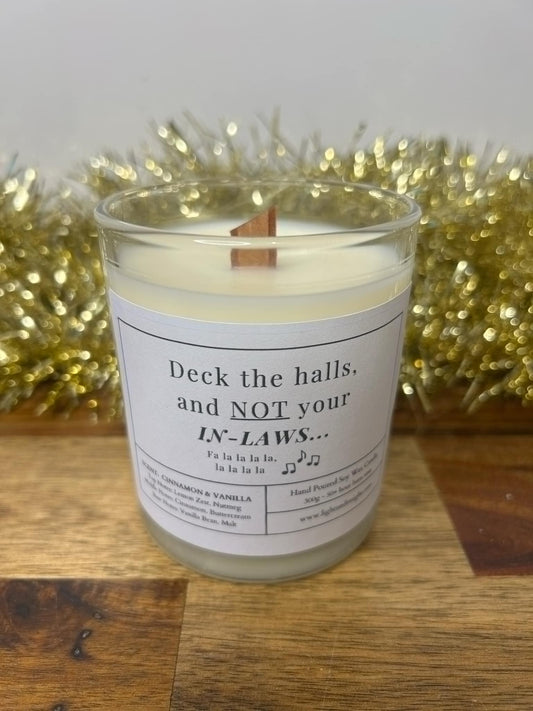 Deck the HALLS, and only the halls!!!! - Christmas Chaos Candle