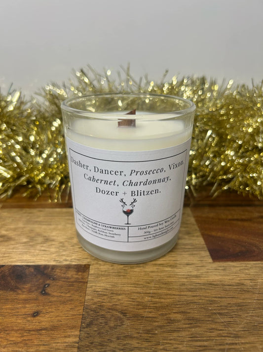 Dasher, Dancer, PROSECCO, Vixon... - Christmas Chaos Candle