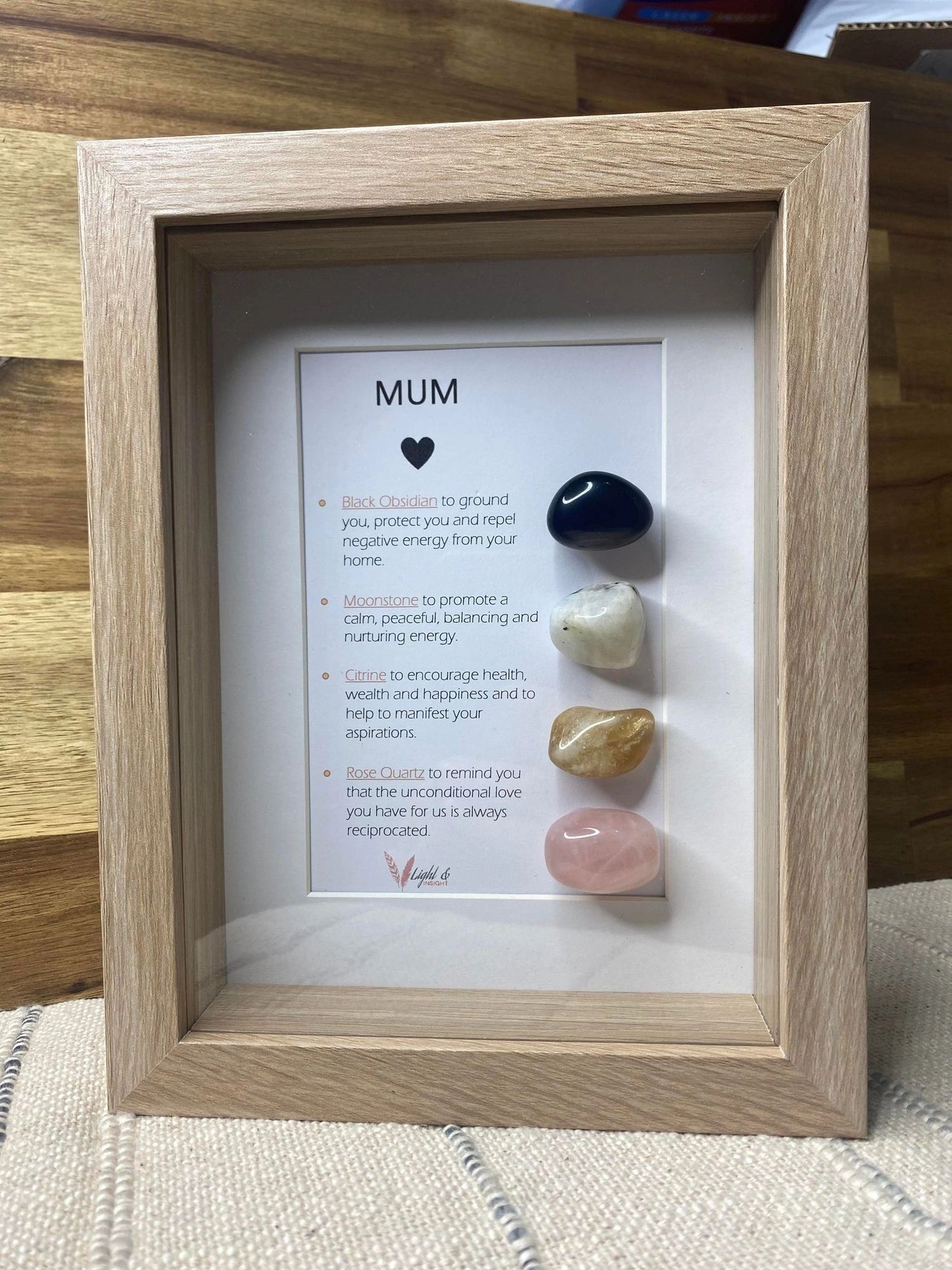 MUM - Mothers Day Crystal Shadow Box