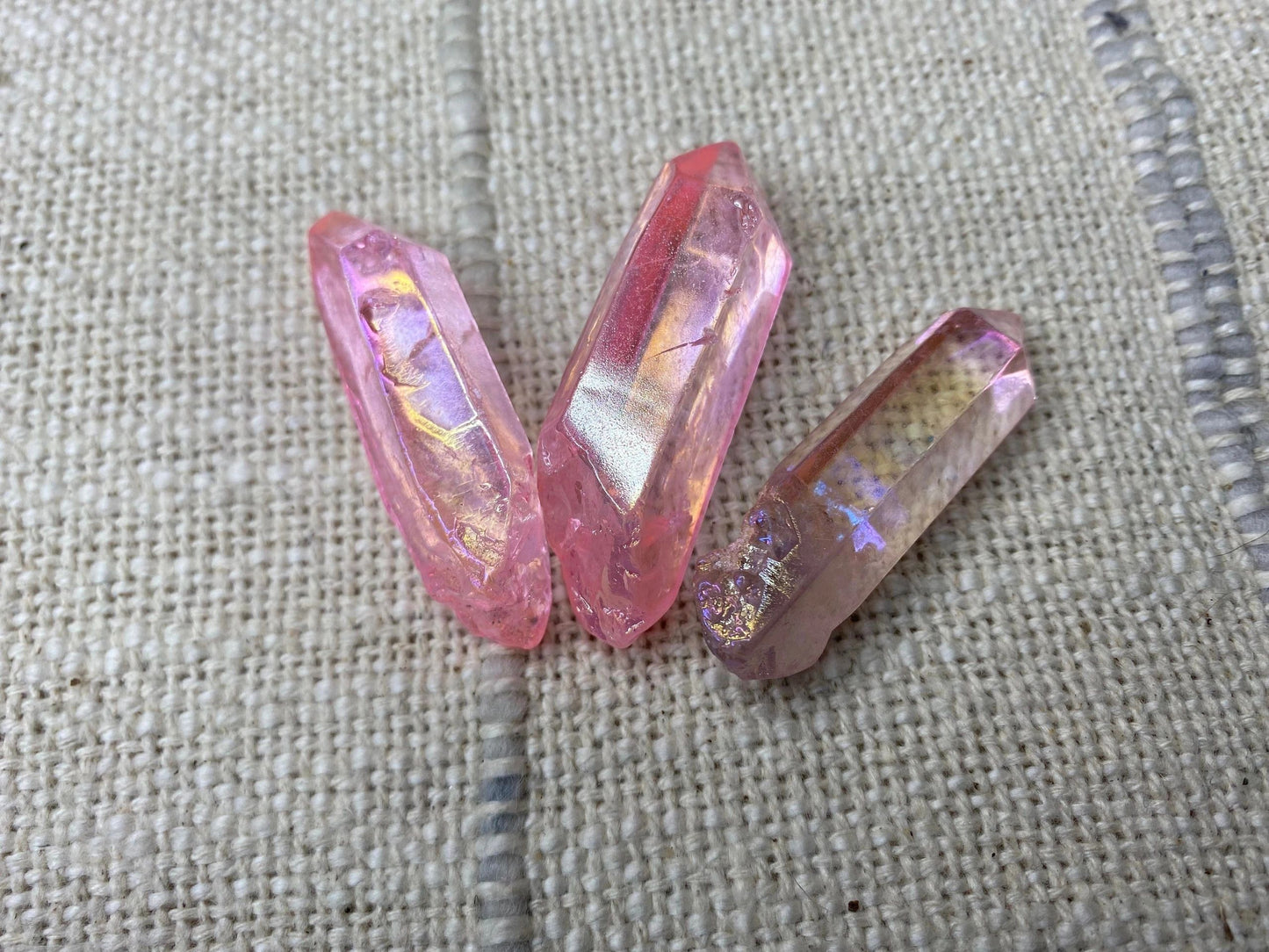 Angel Aura Quartz Point - Pink