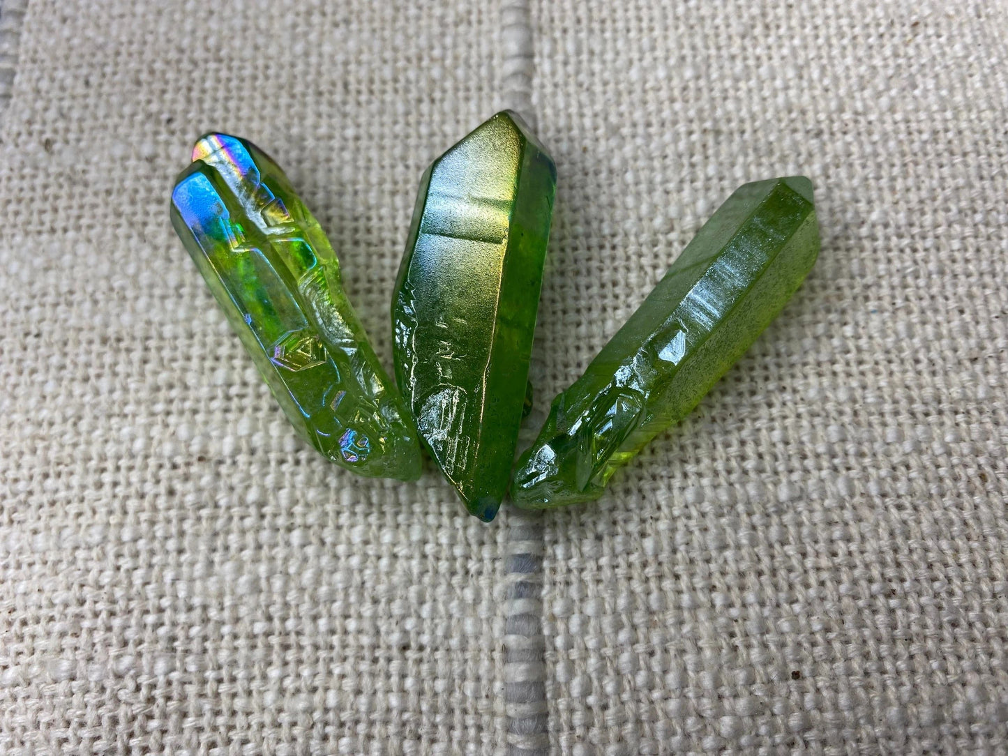 Angel Aura Quartz Point - Green