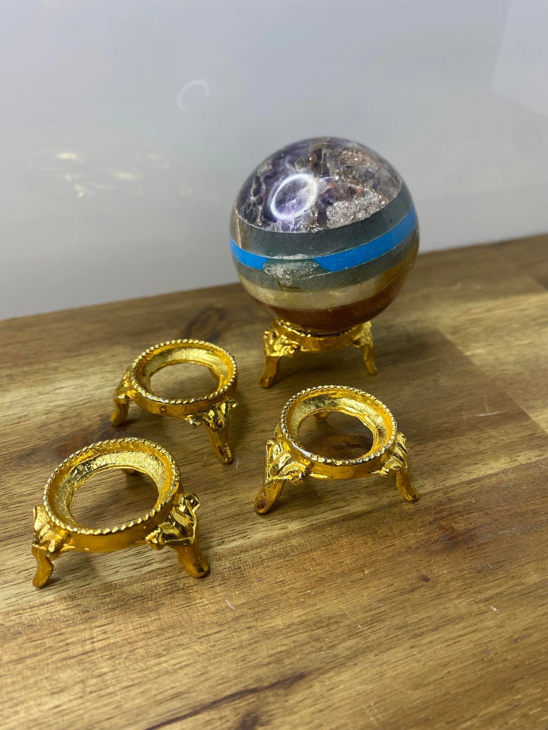 Gold Sphere Stand