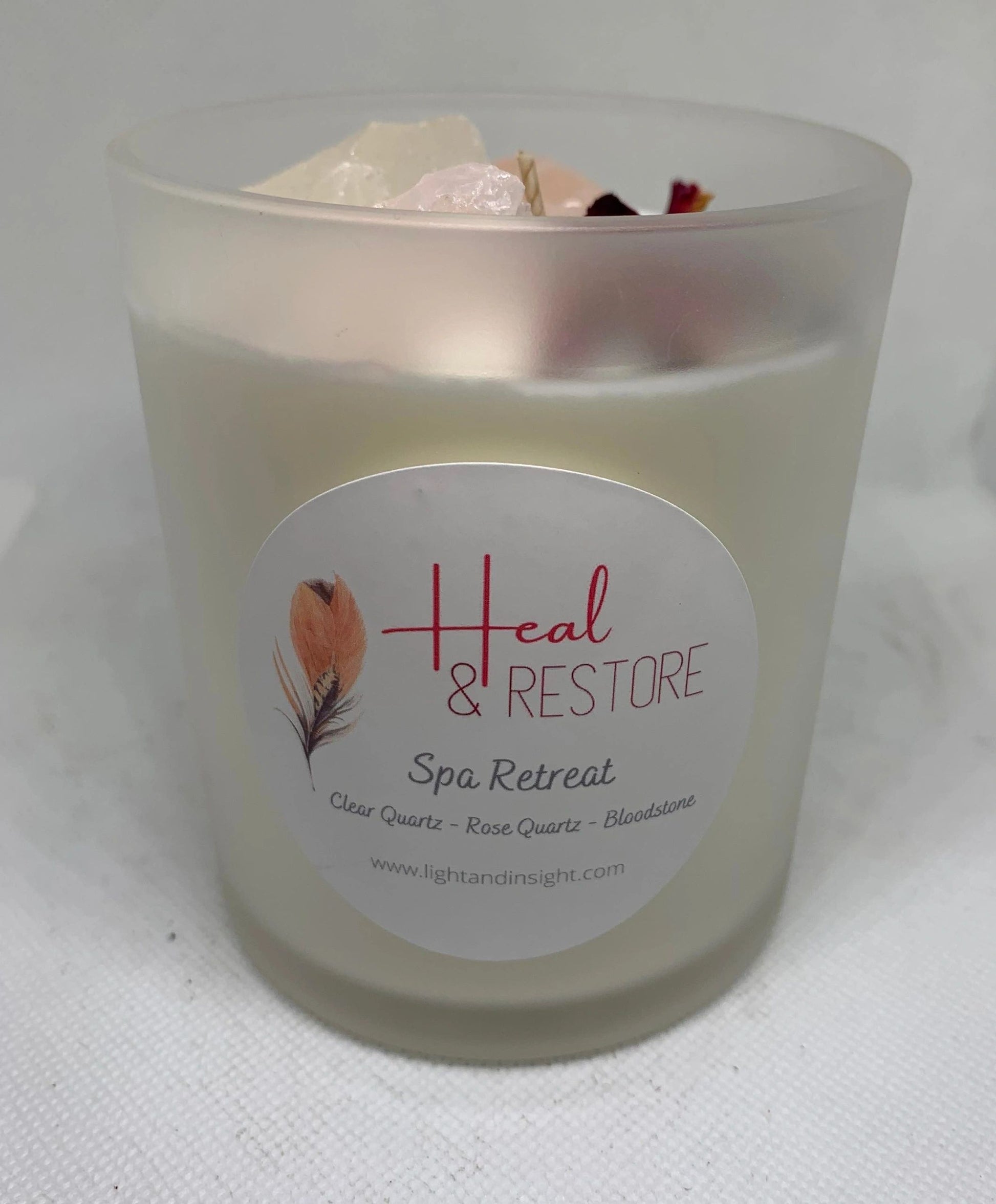 Heal & Restore - Crystal Candle