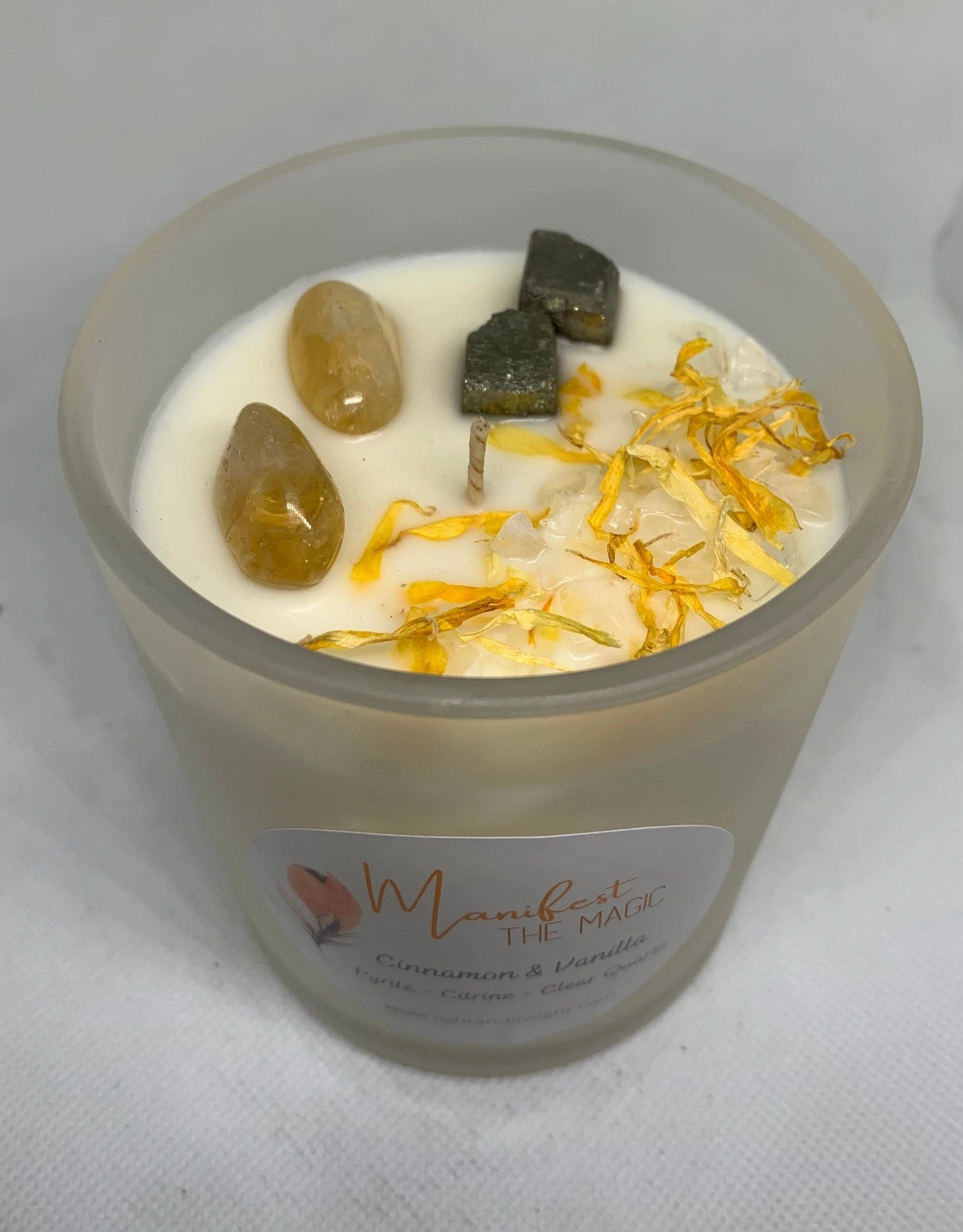 Manifest the Magic - Crystal Candle