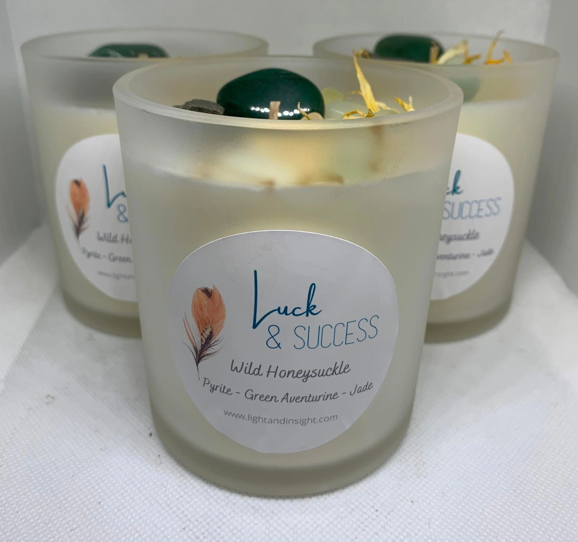 Luck & Success - Crystal Candle