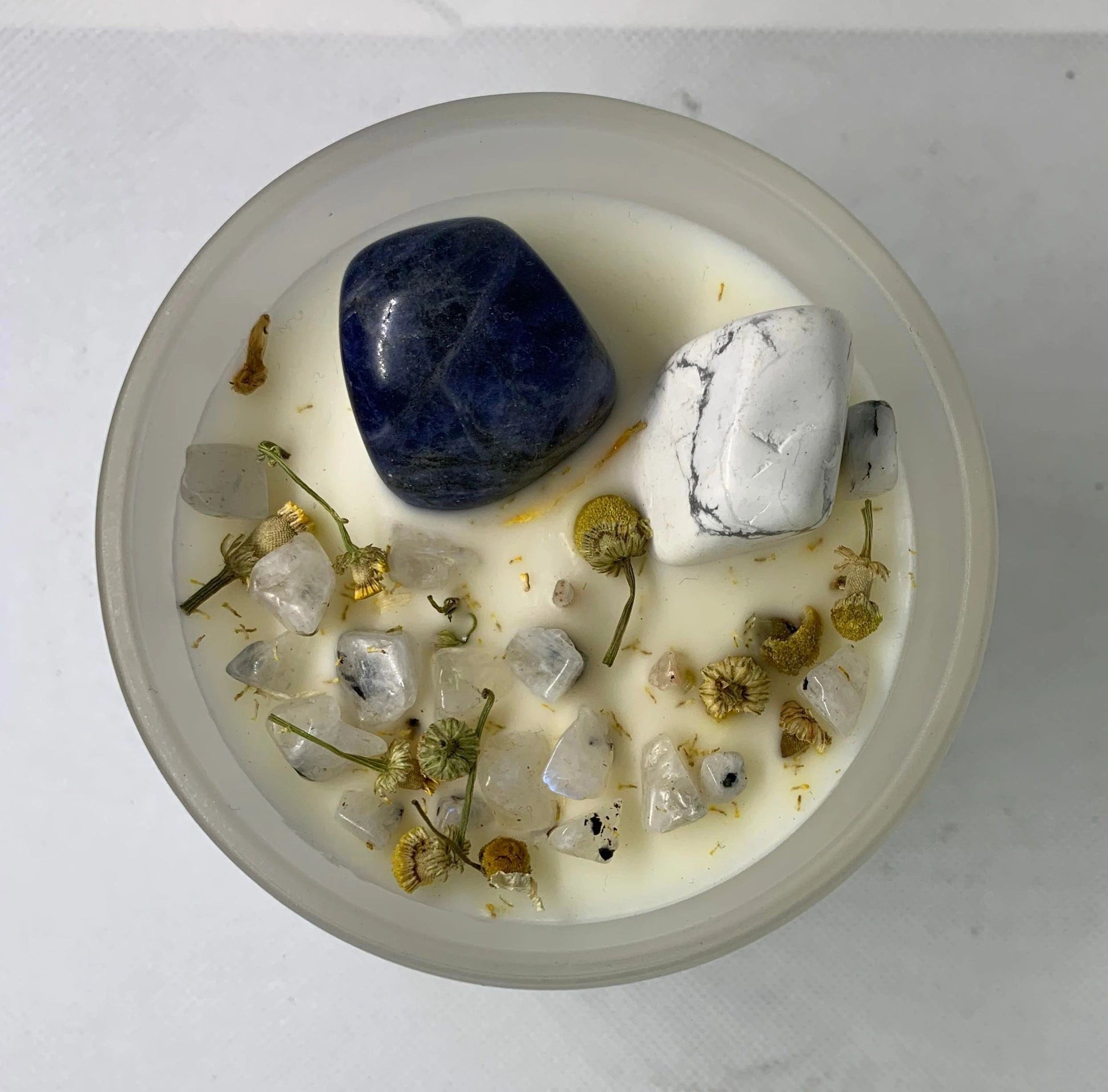 Quiet & Calm - Crystal Candle
