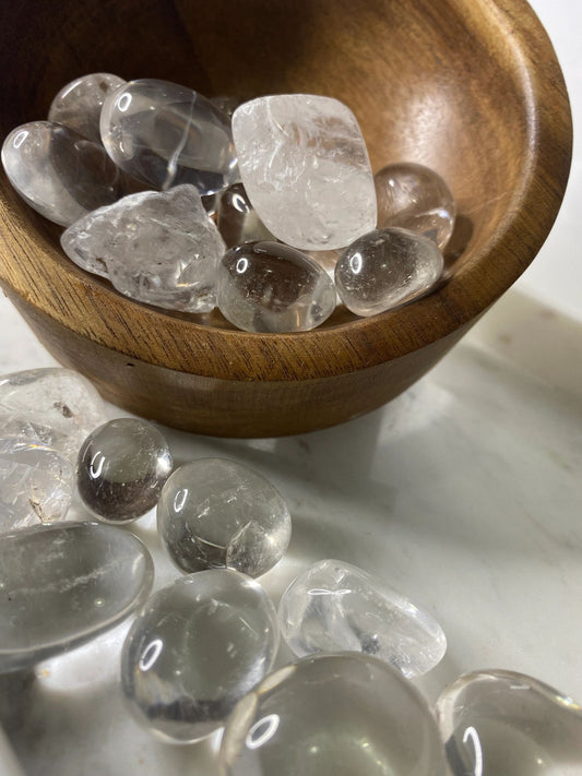 Clear Quartz Tumble Stone