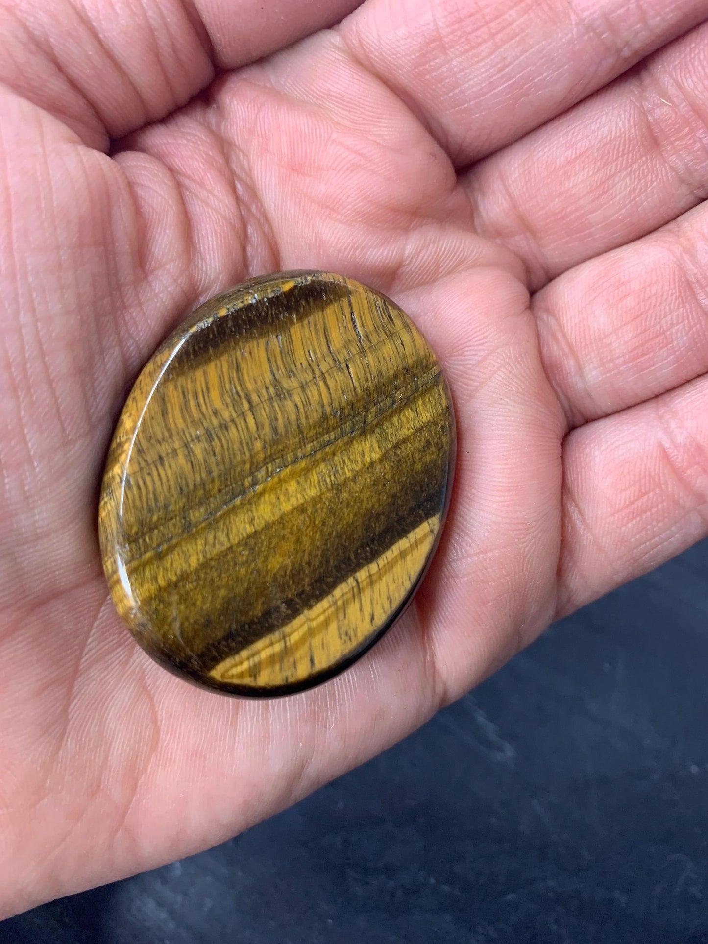 Tigers Eye Worry Stone