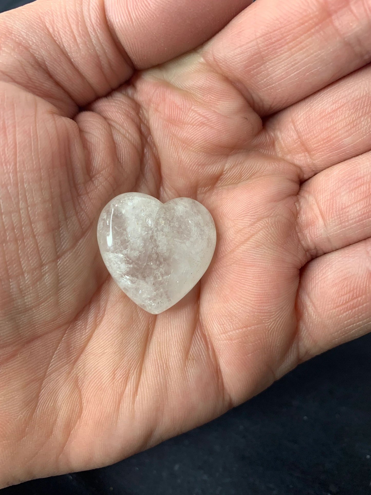 Clear Quartz Heart - Small