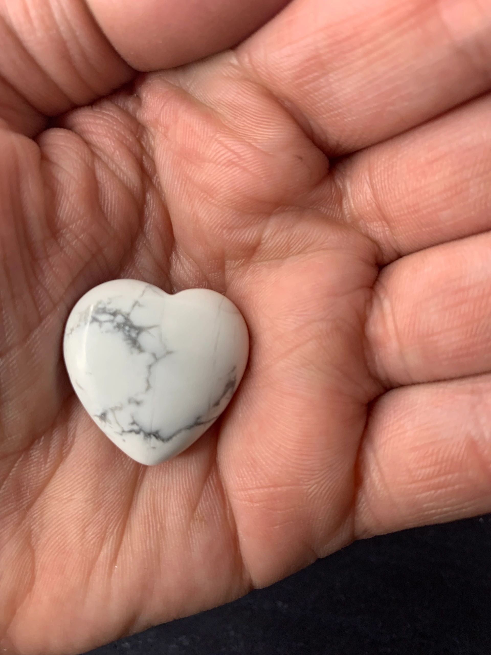 Howlite Heart - Small