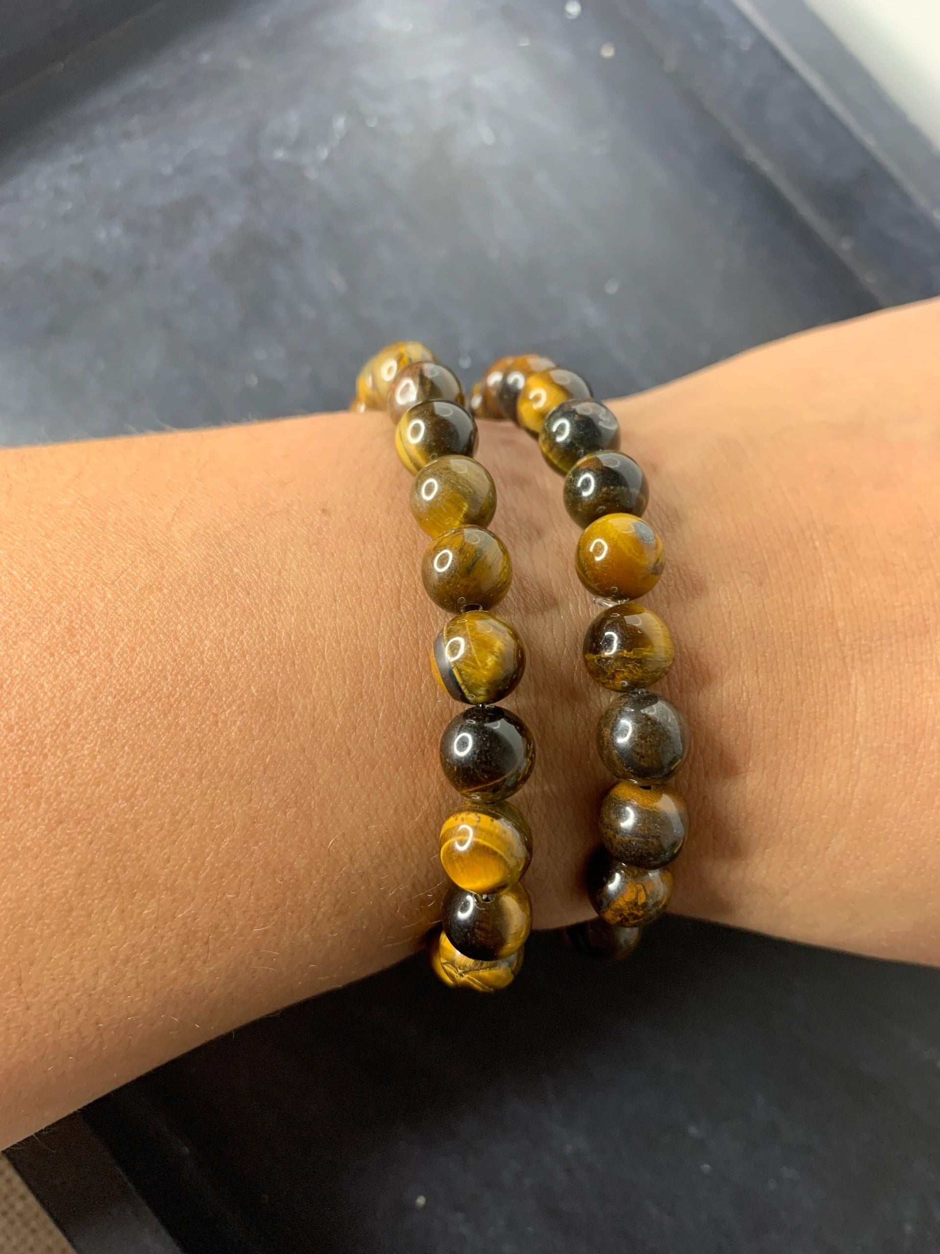 Tigers Eye Bead Bracelet