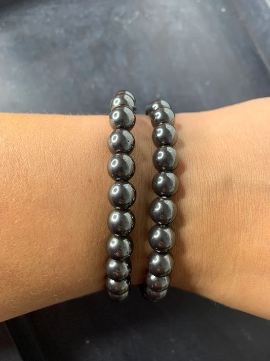 Hematite Bead Bracelet