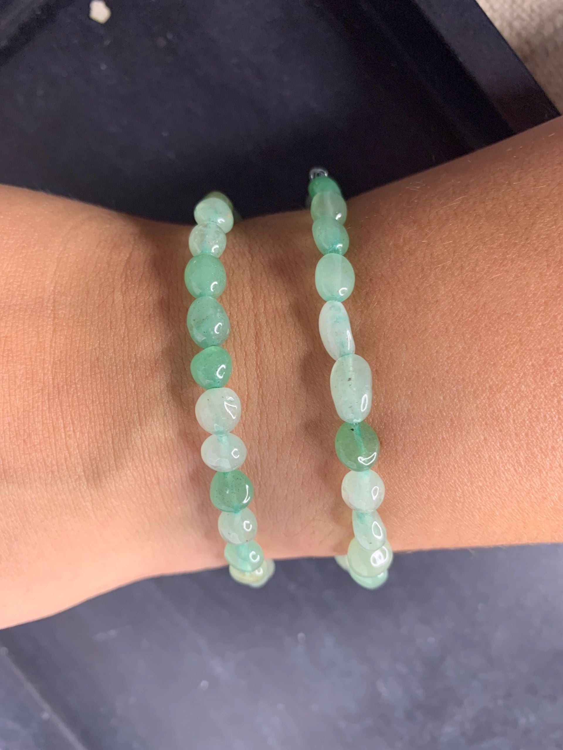 Green Aventurine Bead Bracelet