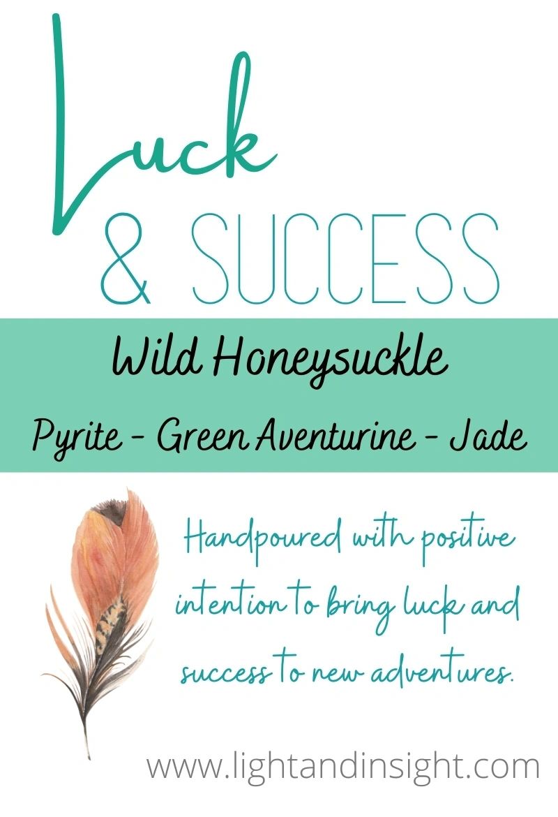 Luck & Success - Crystal Candle