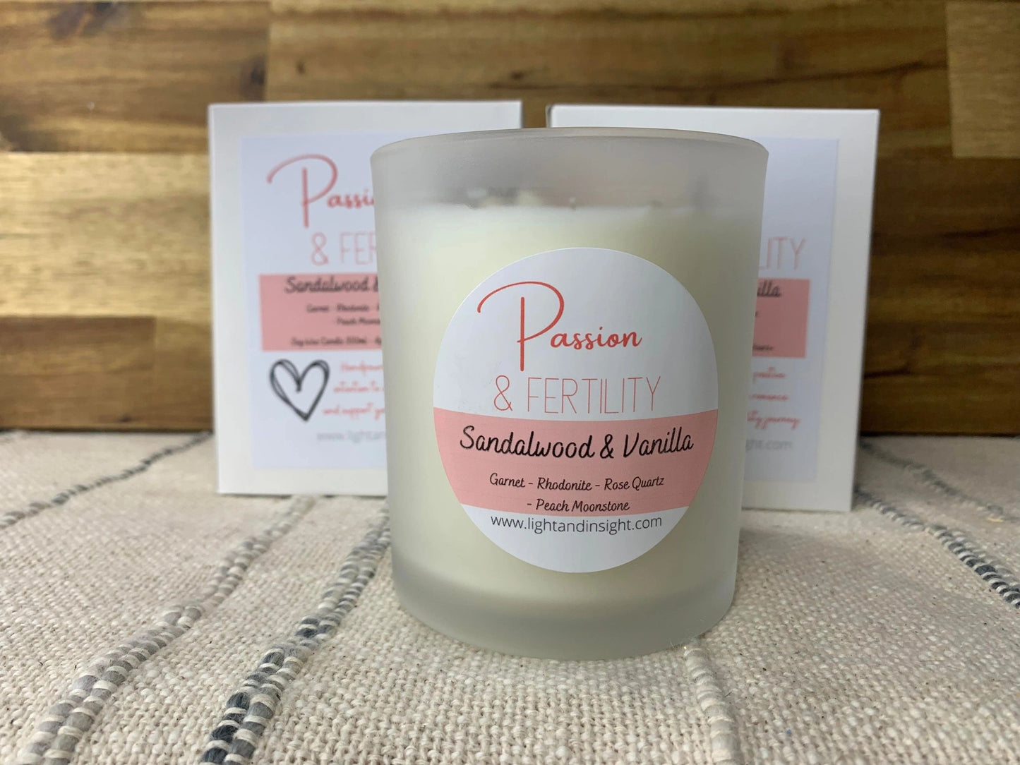 Passion & Fertility - Crystal Candle