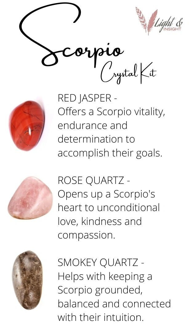 Scorpio Zodiac Crystal Kit