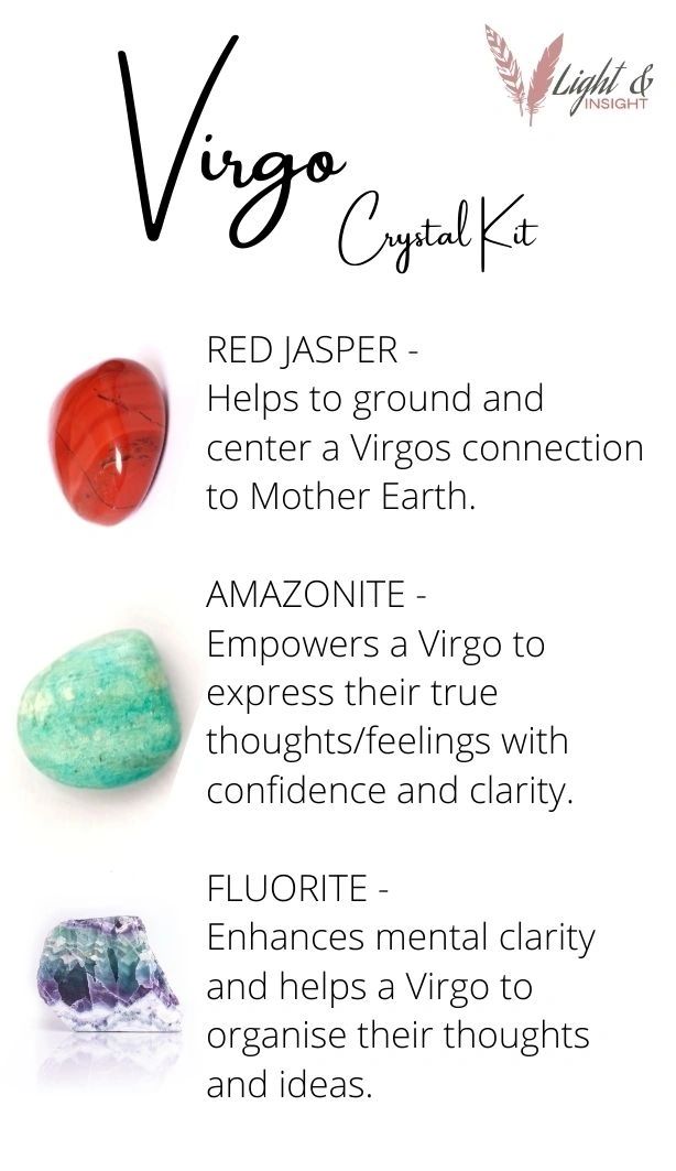 Virgo Zodiac Crystal Kit